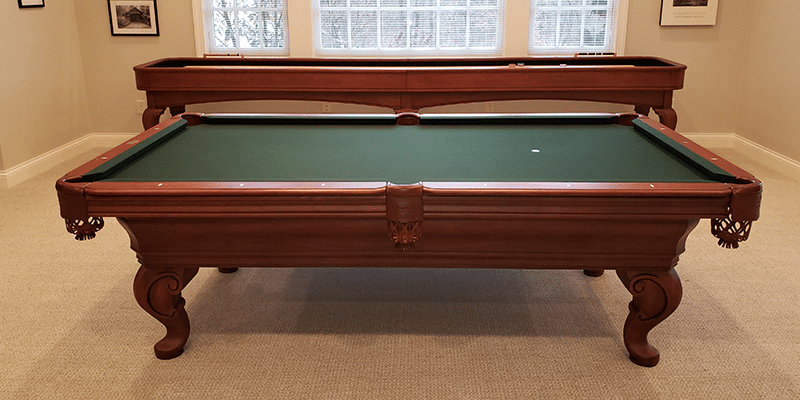 Seville_pooltable-cherry_roomsetting_1 | Seville | West Penn Billiards
