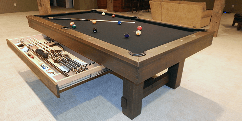 breckenridge_pooltable_draweropen | Breckenridge | West Penn Billiards