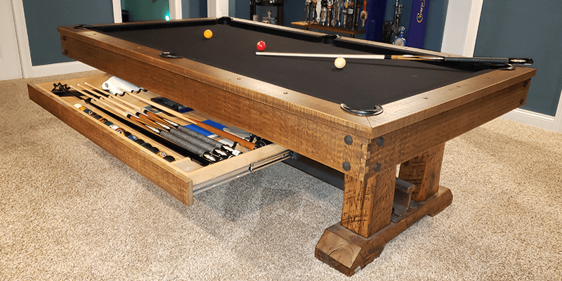 railyard_pooltable_drawer | Railyard | West Penn Billiards