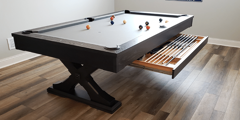 tustin_pooltable-oak-mbl_drawer | Tustin | West Penn Billiards