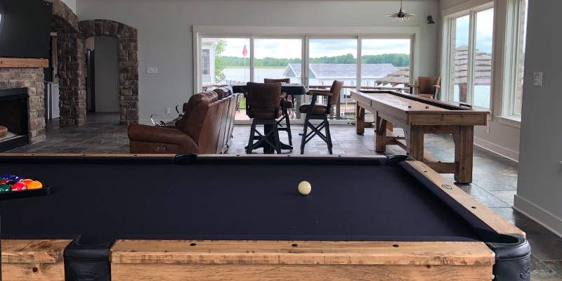 Timber Ridge Shuffleboard_Room Setting 1 | Timber Ridge Shuffleboard | West Penn Billiards