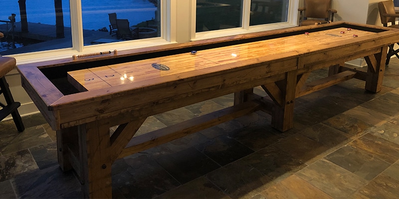 Timber Ridge Shuffleboard_Room Setting 2 | Timber Ridge Shuffleboard | West Penn Billiards
