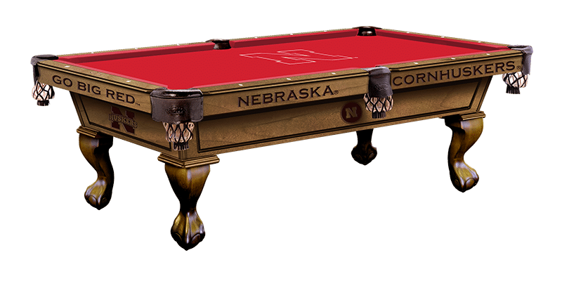 Nebraska_collegiate_pooltable | Pool Table | West Penn Billiards