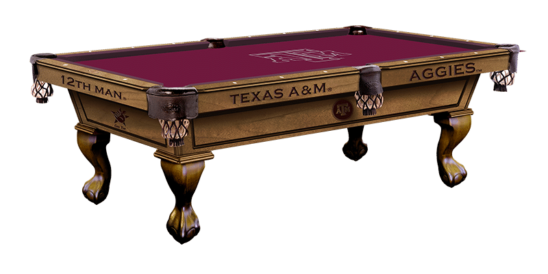 Texas A&M_collegiate_pooltable | Pool Table | West Penn Billiards