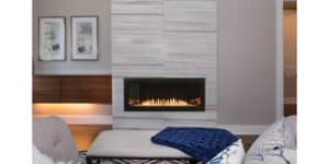 Boulevard Vent-Free Fireplace, Linear 36