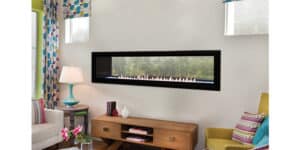 Boulevard Vent-Free Fireplace, Linear See-Through 60