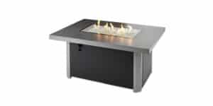 Caden Rectangular Gas Fire Pit Table