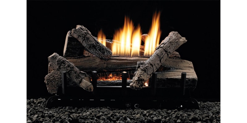 Concord | Concord Log Set on Vent-Free/Vented Contour Burner | West Penn Billiards