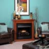 Lincoln Vent-Free Fireplace with Contour Burner, Deluxe 26