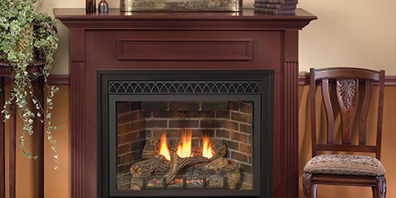 MadDel | Madison Direct-Vent Fireplace, Deluxe 48 | West Penn Billiards