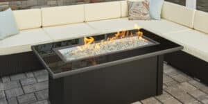 Monte Carlo Linear Gas Fire Pit Table