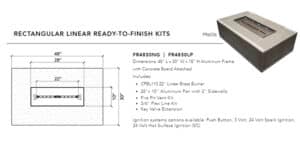 RECTANGULAR LINEAR READY-TO-FINISH KITS