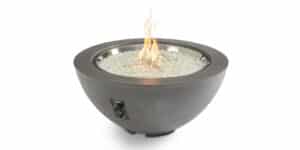 Midnight Mist Cove 42" Round Gas Fire Pit Bowl