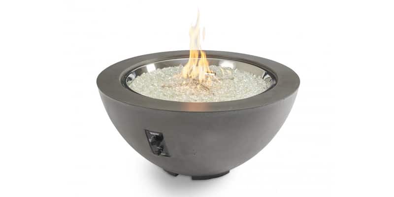 Midnight-Mist | Midnight Mist Cove 42″ Round Gas Fire Pit Bowl | West Penn Billiards