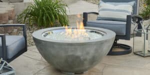 Natural Grey Cove 42" Round Gas Fire Pit Bowl