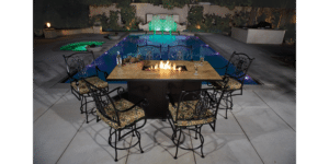 Santorini-dining-fire | Santorini 54″ Dining Fire Pit | West Penn Billiards