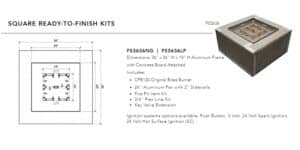 SQUARE READY-TO-FINISH KITS