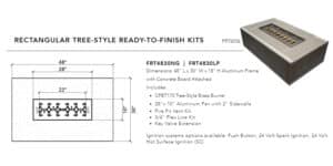 RECTANGULAR TREE-STYLE READY-TO-FINISH KITS