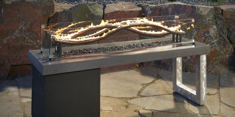 Wave | Wave Gas Fire Pit Table | West Penn Billiards