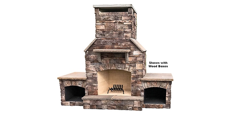 half-dome-fireplace | Half Dome Fireplace | West Penn Billiards