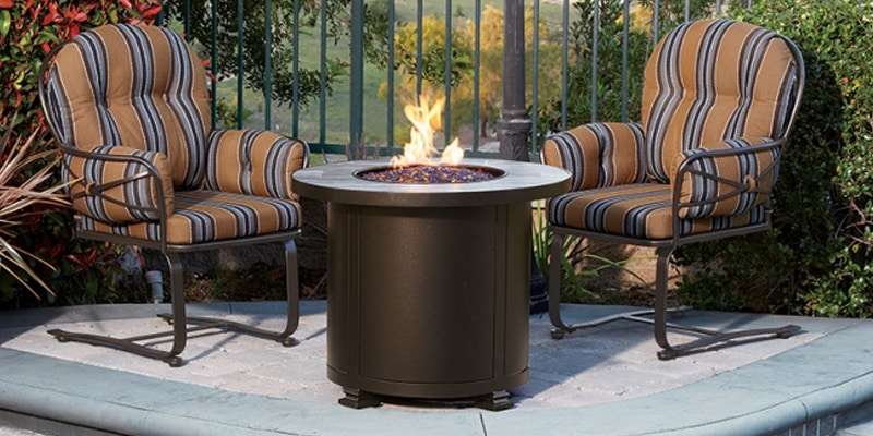 santorini-30-x-50-chat-fire-pit | Santorini 30″ x 50″ Chat Fire Pit | West Penn Billiards
