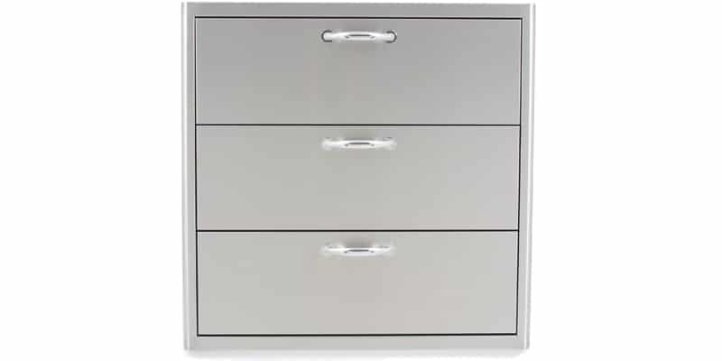 30W-3DRW-front-300-scaled | Blaze 30 Inch Triple Access Drawer | West Penn Billiards