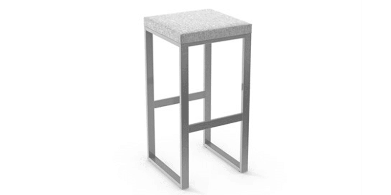 Aaron-Non-Swivel-Stool-Cushion | Aaron Non Swivel Stool (Cushion) | West Penn Billiards