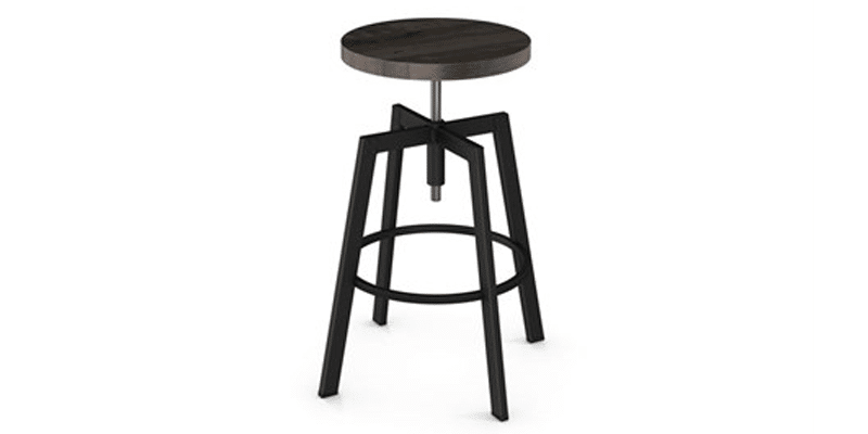 Architect-Screw-Stool-Wood | Architect Screw Stool (Wood) | West Penn Billiards