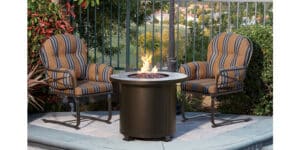 Santorini 30″ x 50″ Chat Fire Pit
