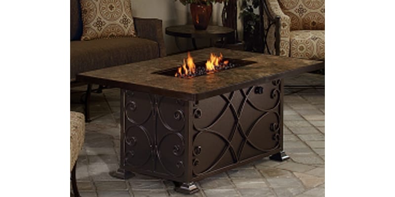 Viento-chat-height | Viento 36″x58″ Chat Height Fire Pit | West Penn Billiards